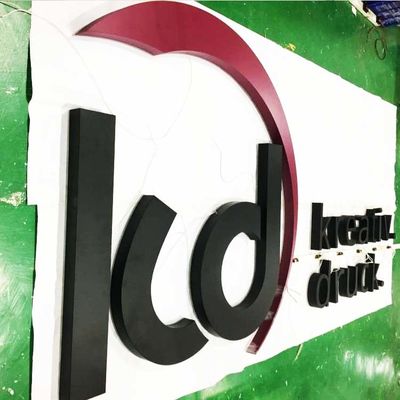 Строя знак 6500K письма фасада 3d подсвеченный