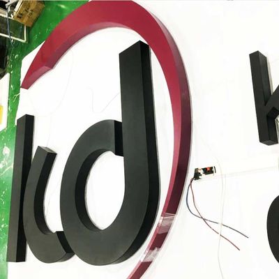 Строя знак 6500K письма фасада 3d подсвеченный