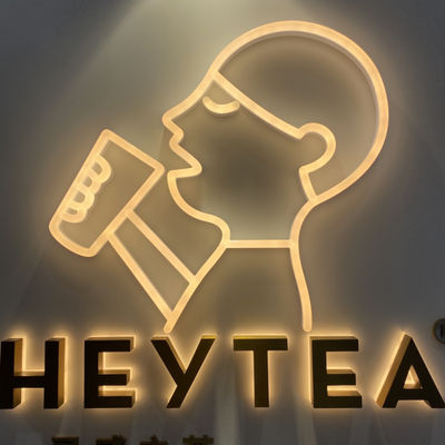 Знака письма ODM OEM финиш зеркала доски знака зарева подсвеченного акриловый