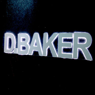 Глубины знака 2-20cm письма ресторана доска приведенная знака зарева подсвеченной акриловая