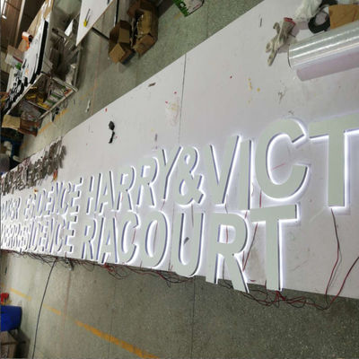 Глубины знака 2-20cm письма ресторана доска приведенная знака зарева подсвеченной акриловая