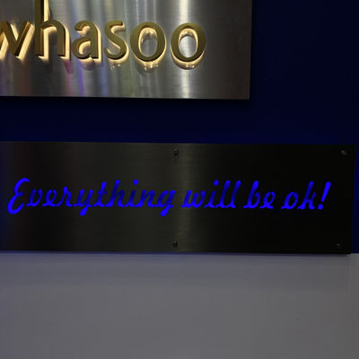 Кофейня магазина привела знак освещая пурпурный освещая CE контржурным светом RoHS