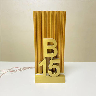 Знаки числа гостиничного номера ODM OEM привели номерной знак 12V двери дома