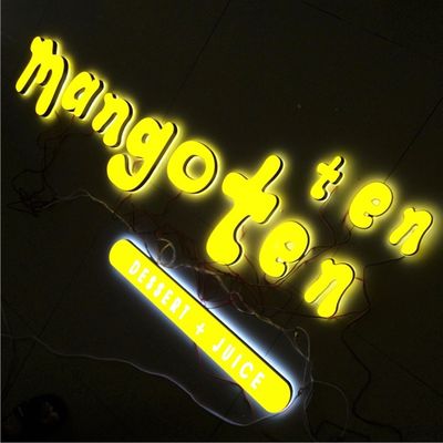 Рекламировать Signage 12VDC писем СИД Shopfront акриловый