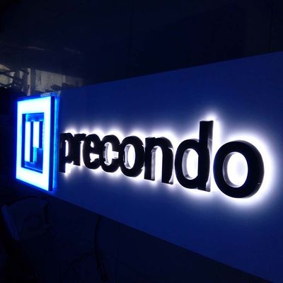 Знаки писем Shopfront просвечивающие акриловые подсвеченные 40cm для компаний