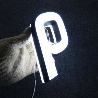 Двойные стороны освещая нержавеющую сталь писем СИД акриловую помечая буквами Signage AC110V-240V