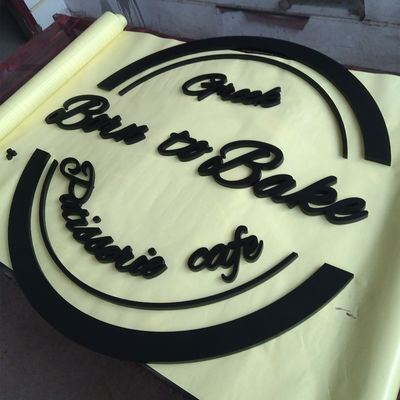 Акриловый знак письма 3D не осветил письма знака логотипа держателя стены логотипа дела