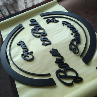 Акриловый знак письма 3D не осветил письма знака логотипа держателя стены логотипа дела