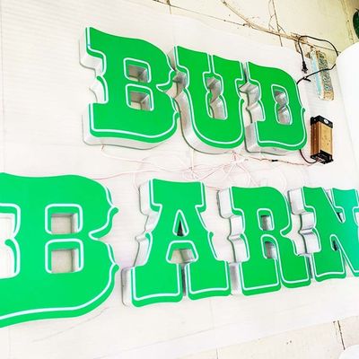 ODM привел алюминий 3d помечает буквами коробку света алфавита 10cm акриловую