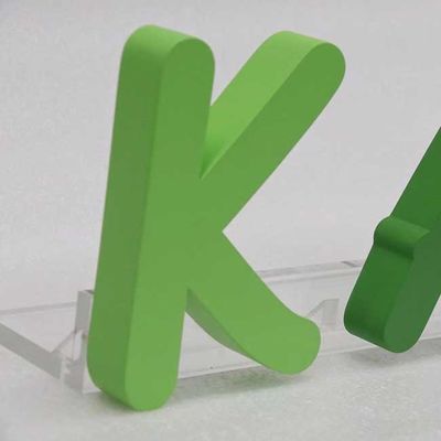 Лазер рекламы знака письма 3D салона красоты открытый отрезал толщину логотипа 3cm металла