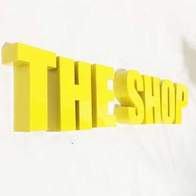 Глубина знака 10cm письма металла нержавеющей стали щетки золота для правительственных учреждений