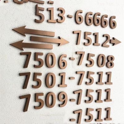 Письма металла стального дома винтажные и UL знаков номеров анти- кисловочный