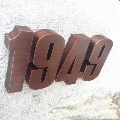 Письма металла стального дома винтажные и UL знаков номеров анти- кисловочный
