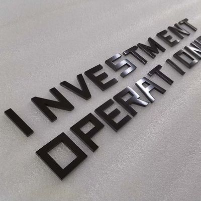 Знак металла рекламы 3d изготовленный на заказ алюминиевый помечает буквами анти- ржавчину