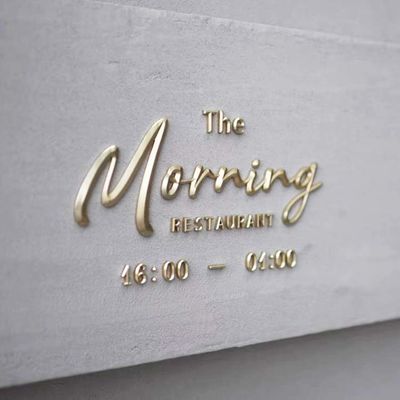 Рекламирующ большие знаки стены названия фирмы взойдите на борт водоустойчивого IP67