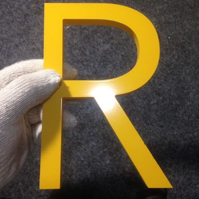 знака письма 15mm 3d Кристл логотип акрилового УЛЬТРАФИОЛЕТОВЫЙ напечатанный не токсический