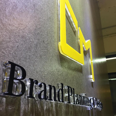 знака письма 15mm 3d Кристл логотип акрилового УЛЬТРАФИОЛЕТОВЫЙ напечатанный не токсический