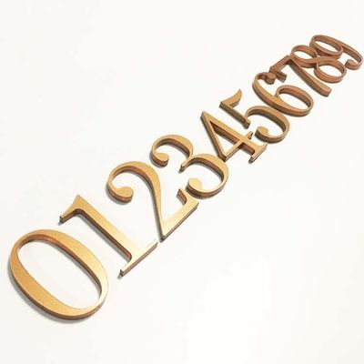 CE ROHS знаков числа двери плоского отрезка знака письма вне акрилового твердый акриловый