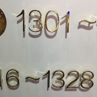 Загоренная нержавеющая сталь 304 знака адреса металла привинчивает держатель