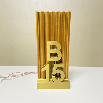 Подсвеченные знаки числа приведенные Highspan дома света вверх для офисов квартиры