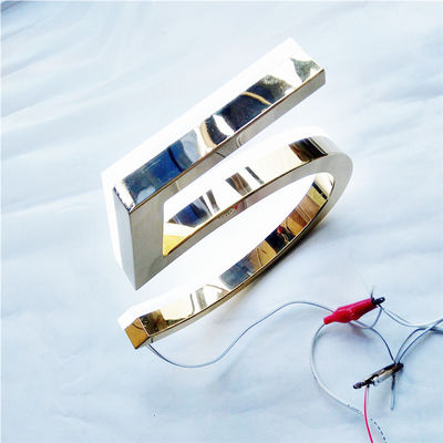 Лазер знака числа дома щетки золота высокой яркости отрезал CE RoHS