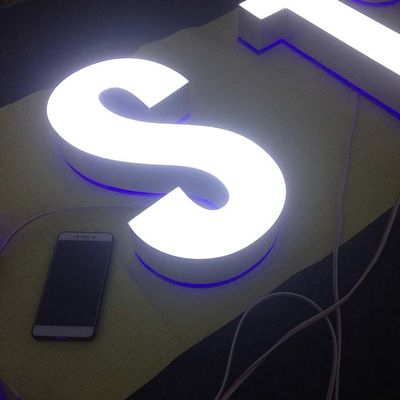 Знака магазина держателя 3-5mm стены письма канала Lit акрилового переднего передние для магазинов