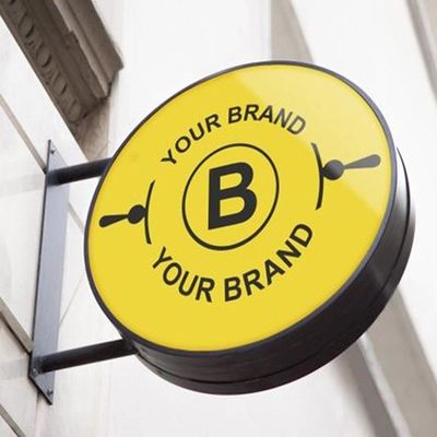 ODM OEM держателя флага Signage светлой коробки толщины 50-200mm изготовленный на заказ