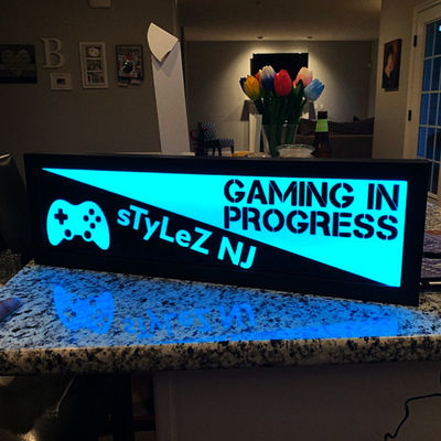 Signage коробки света держателя стены CE ROHS привел шильдик Shopfront Адвокатуры пива