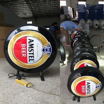 Двойник Signage светлой коробки кафа ресторана акриловый встал на сторону