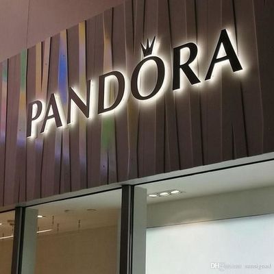 Письма канала Lit на открытом воздухе знака магазина IP65 переднего передние