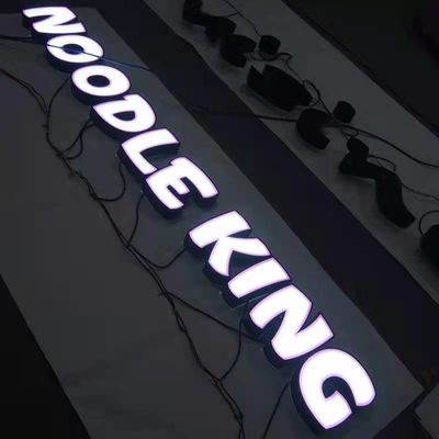 Загоренный логотип водоустойчивое IP67 Shopfront Ресторана Знака Доски Компании