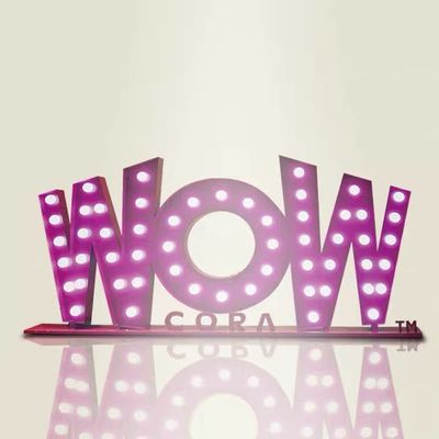 Знак 4ft письма шатра HIGHSPAN винтажный с электрическими лампочками