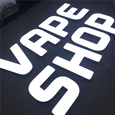 Дело освещает вверх шильдик DC12V магазина розничной торговли знака письма 3D