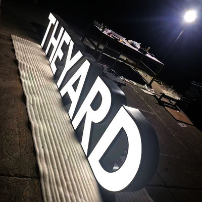 Привлекательный прочный знак письма 3d привел доску ресторана канала акриловую 3mm