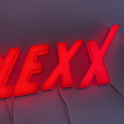 Изготовленный на заказ помечая буквами алфавит Dc12v 5cm граффити знака письма 3d крутой