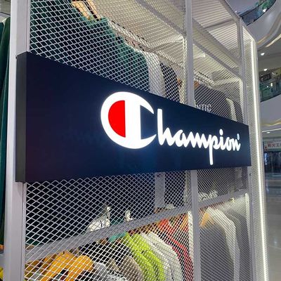 Водоустойчивый алфавит 60HZ знака письма 3D загоренное металлом