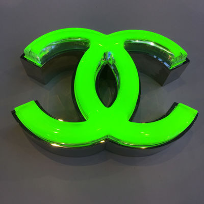 Водоустойчивый алфавит 60HZ знака письма 3D загоренное металлом