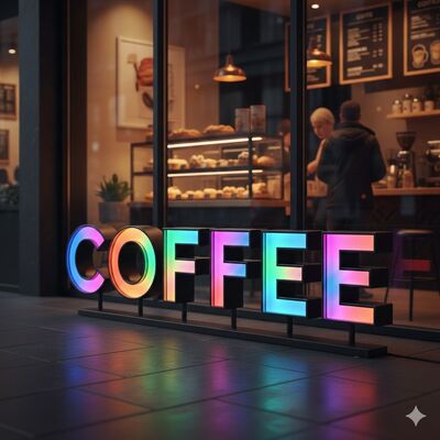 000 часов Продолжительность жизни LED-канал Письменный знак Тип Письменный знак Идеально подходит для розничной рекламы и вывесок