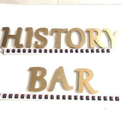 CE ROHS нержавеющей стали доски знака ресторана HIGHSPAN подсвеченный