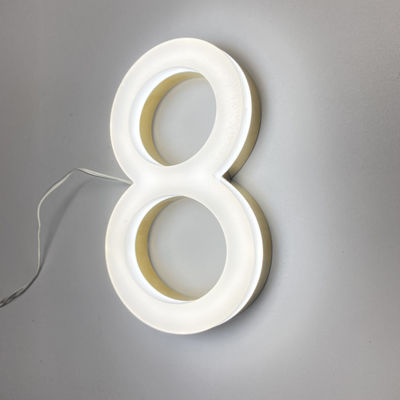 Windproof акриловая передняя доска знака Lit 3D 50000 часов продолжительности жизни