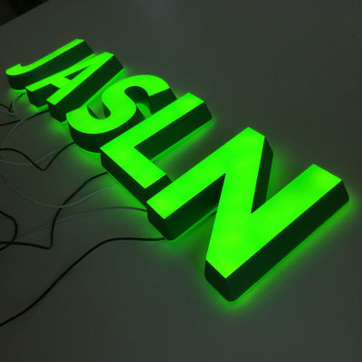 На открытом воздухе большого логотипа писем СИД алфавита акрилового супер яркое делает водостойким