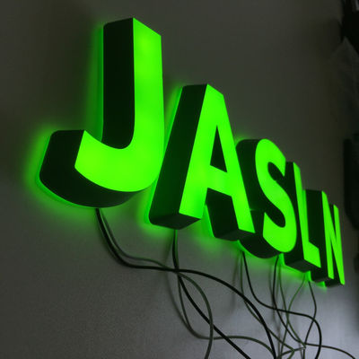 На открытом воздухе большого логотипа писем СИД алфавита акрилового супер яркое делает водостойким