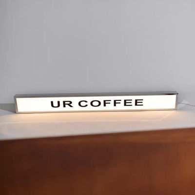 Шильдика Signage 3D встали на сторону светлой коробки нержавеющей стали реклама одиночного, который на открытом воздухе