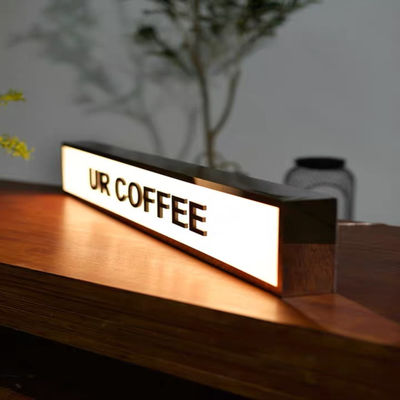 Шильдика Signage 3D встали на сторону светлой коробки нержавеющей стали реклама одиночного, который на открытом воздухе