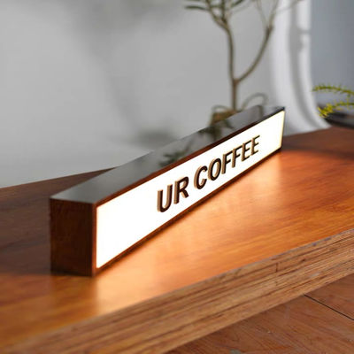 Шильдика Signage 3D встали на сторону светлой коробки нержавеющей стали реклама одиночного, который на открытом воздухе