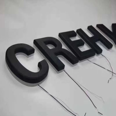 Белый освещая CE ROHS знака письма канала Signage Shopfront металла подсвеченный