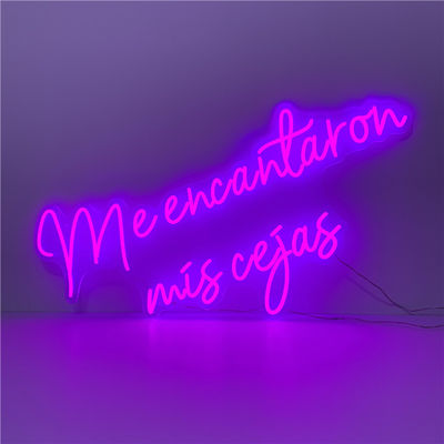 Пурпурная гибкая стена неоновой вывески СИД установила загоренный 51200 часов