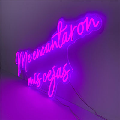 Пурпурная гибкая стена неоновой вывески СИД установила загоренный 51200 часов