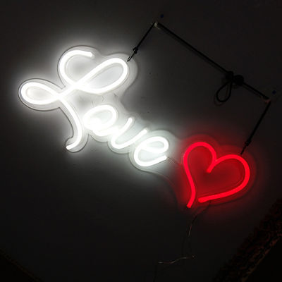 Любов знака свадьбы UL письма канала изготовленной на заказ неоновой неоновые для стены