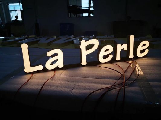 Изготовленный знак 3D письма канала металла привел знак светлой коробки